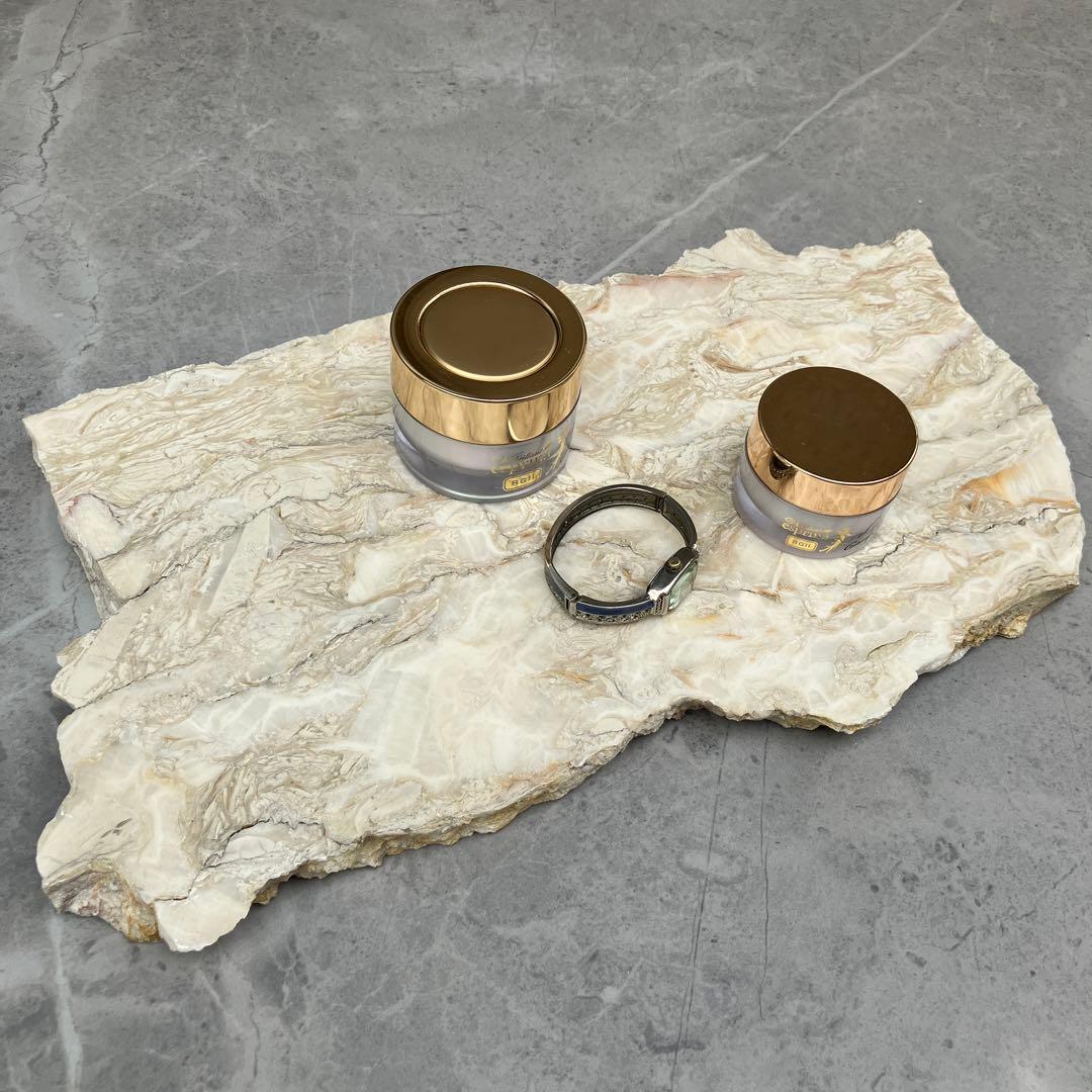 大理石プレート　飾り台　アクセサリープレート　小物置き　ディスプレイ　トレイ