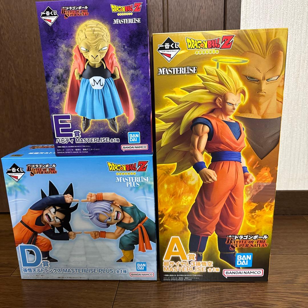 1番くじ　ドラゴンボール MASTERLISE　 A.D.E賞（3点セット）