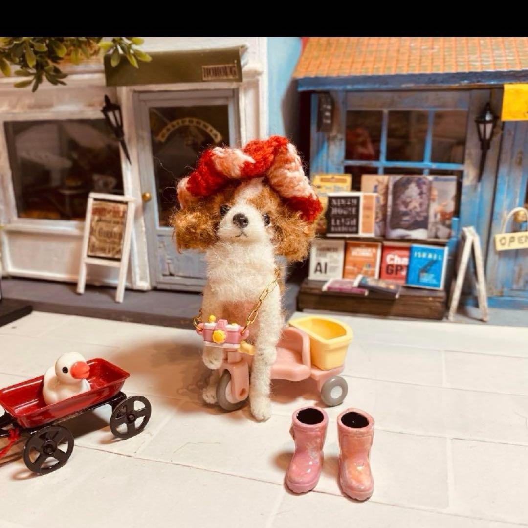 ラピ＊ミニチュア＊やんのかステップの猫＊モールアート