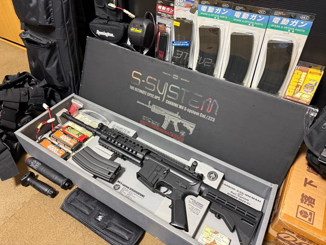 東京マルイ 絶版未使用品 カービン M4 S-SYSTEM