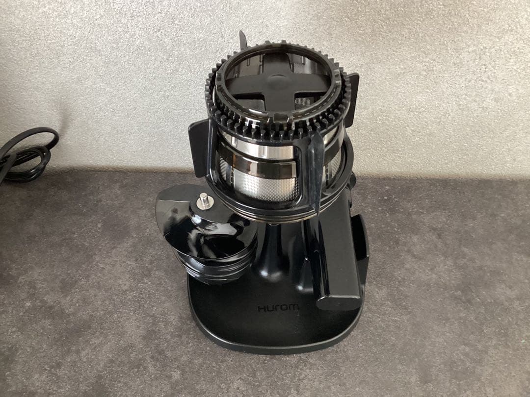 HUROM スロージューサー ヒューロム H-AA マットブラックコールドプレス