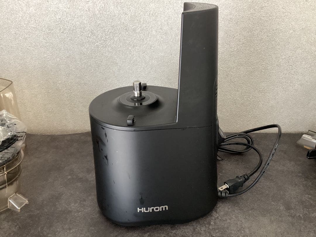HUROM スロージューサー ヒューロム H-AA マットブラックコールドプレス