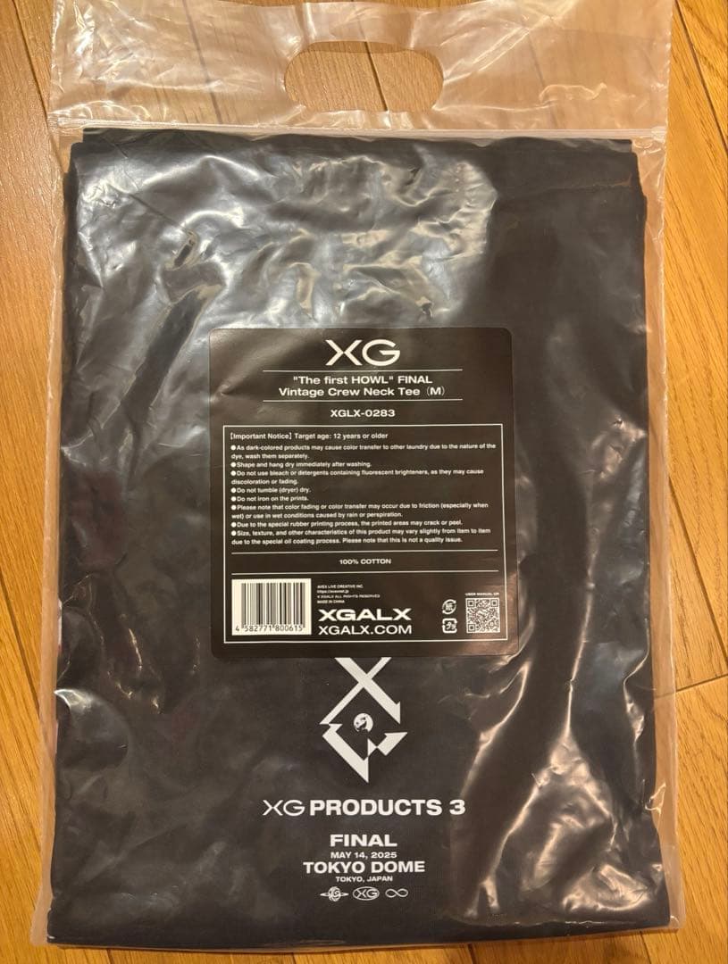 新品！XG THE FIRST HOWL ファイル ツアーTシャツ Mサイズ