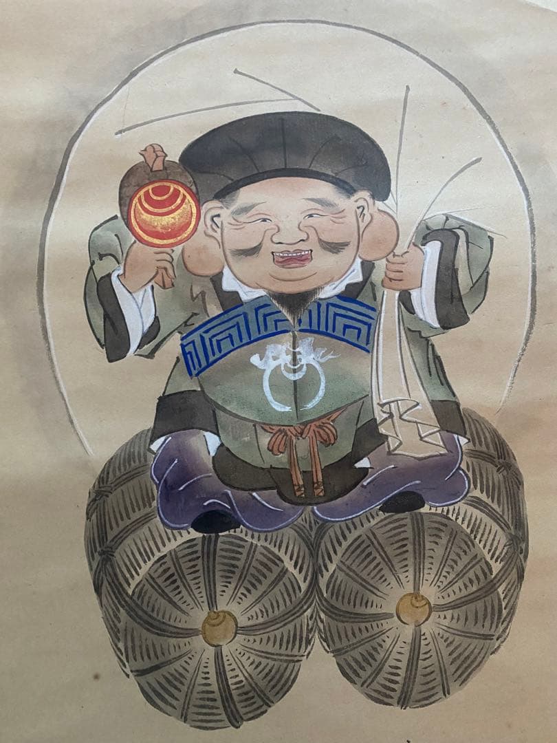 骨董品　日本絵　掛軸　紙本　肉筆　茶掛