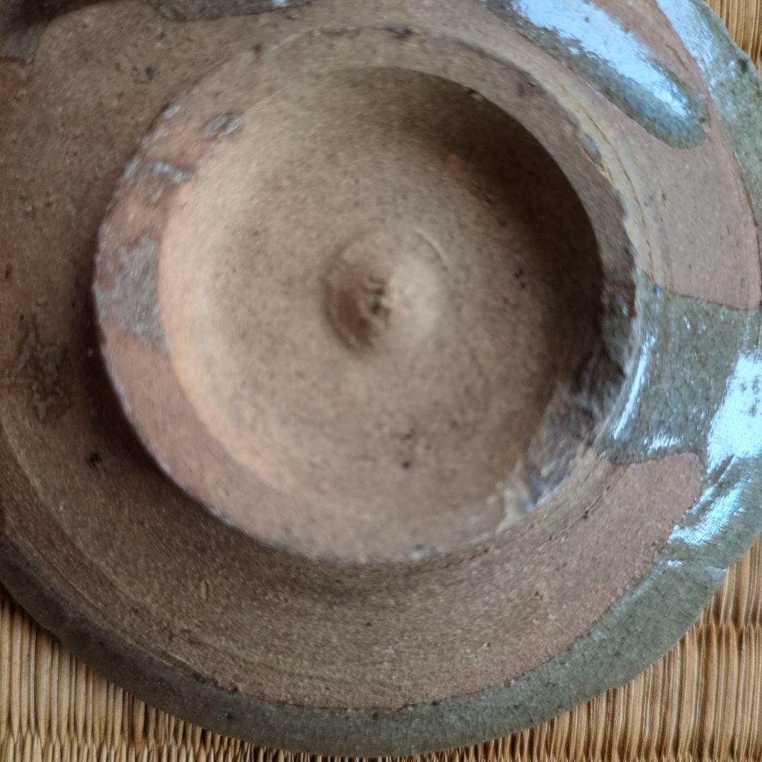 花模様 陶器の破片 直径約8cm　一位ノ木窯発掘品　古唐津の陶片
