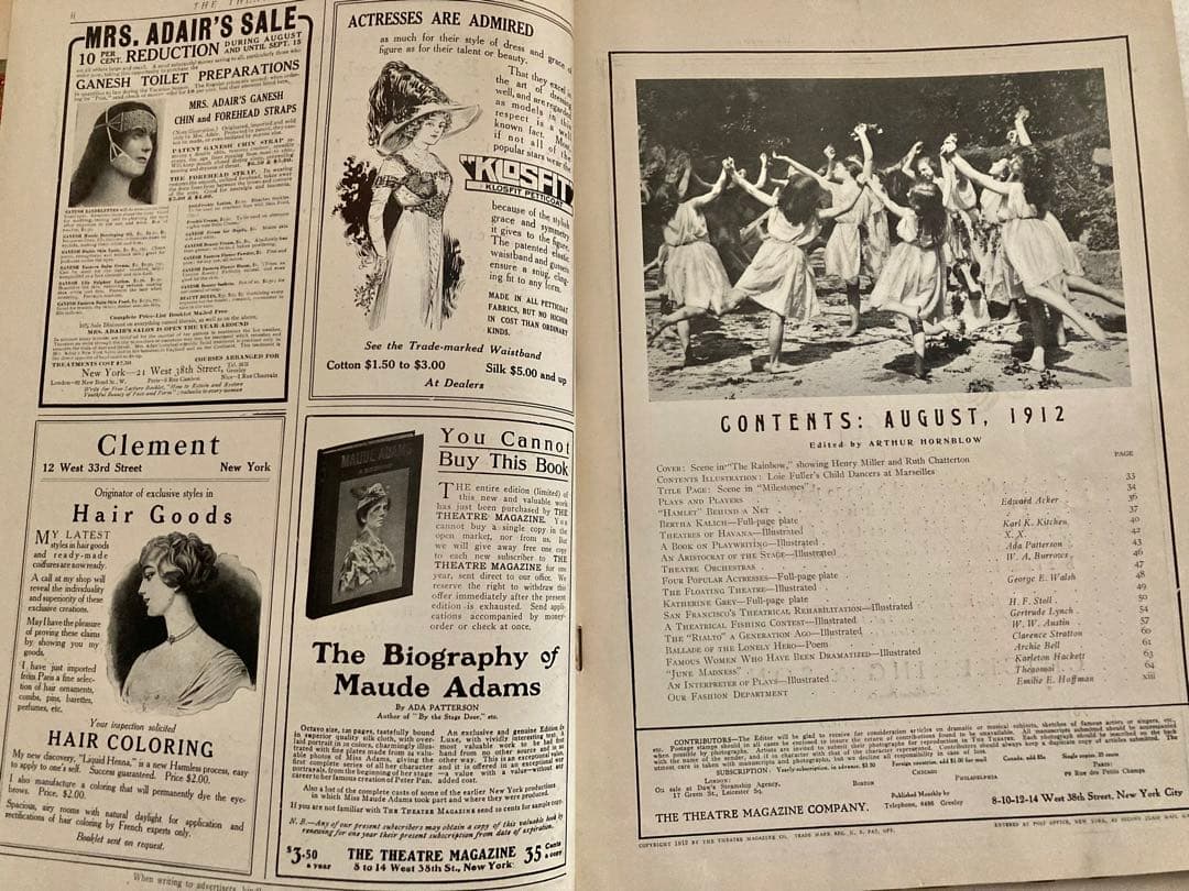 アンティ-クBOOK(THE THEATRE 1912年)