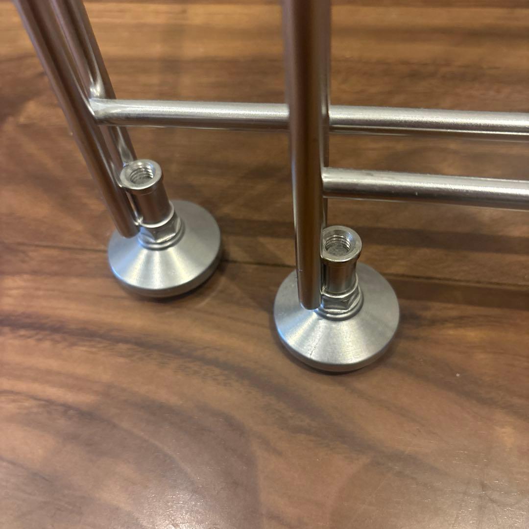 【無印】帆立✖️2 ステンレスユニットシェルフ　175cm 送料込