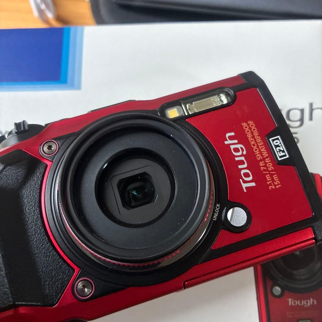 デジタルカメラ OLYMPUS Tough TG-5 RED