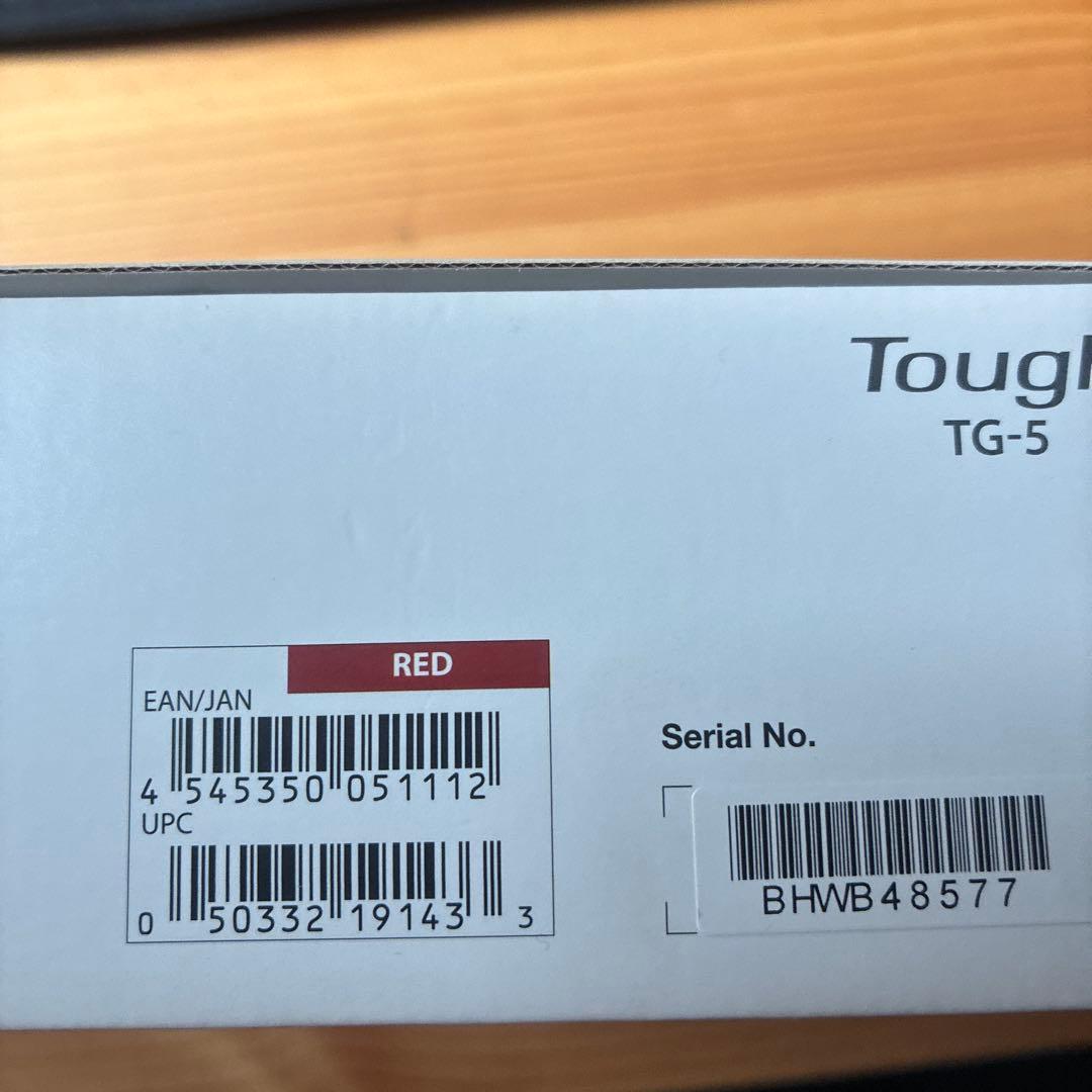 デジタルカメラ OLYMPUS Tough TG-5 RED