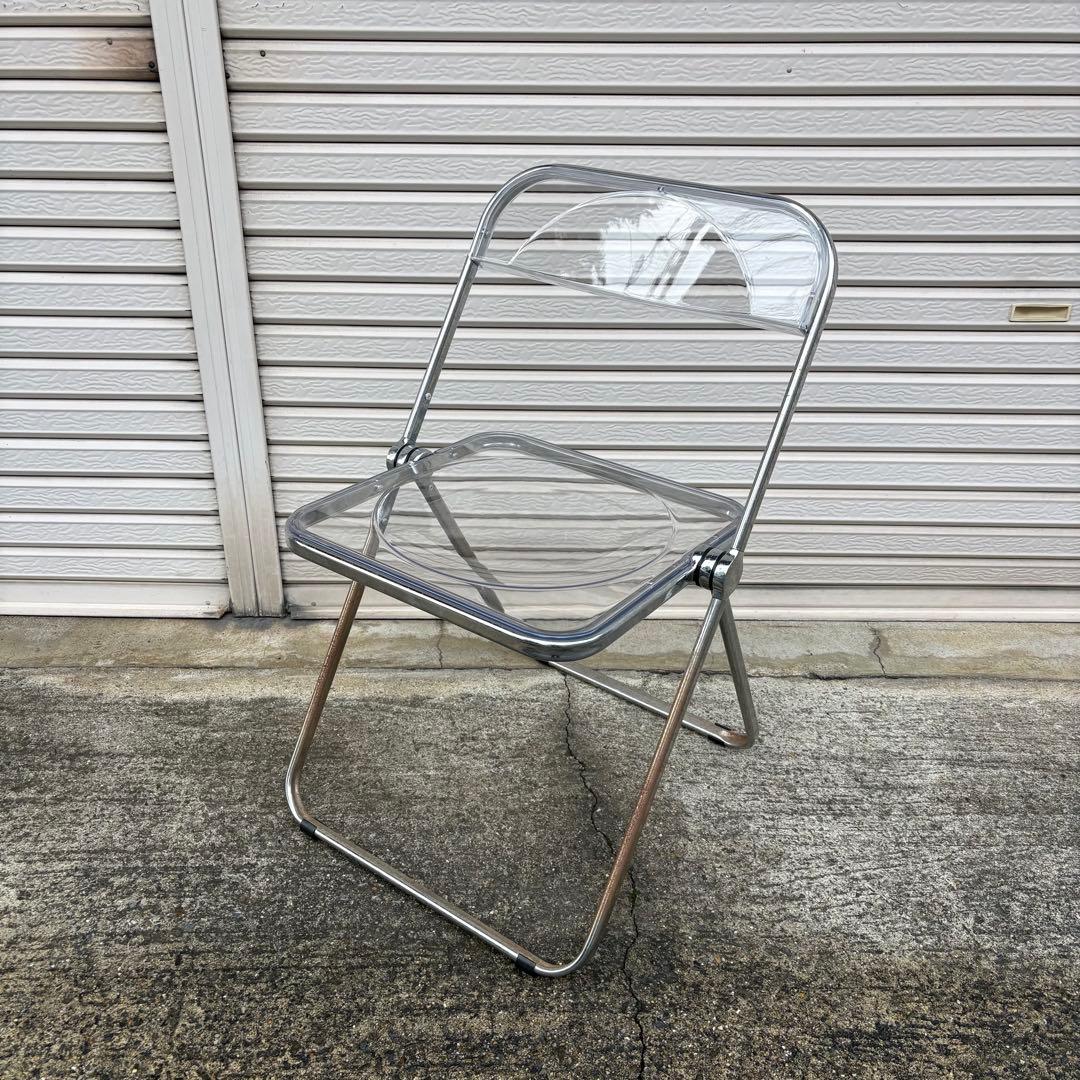 リプロダクト Plia chiar プリアチェア クリア折りたたみ 椅子