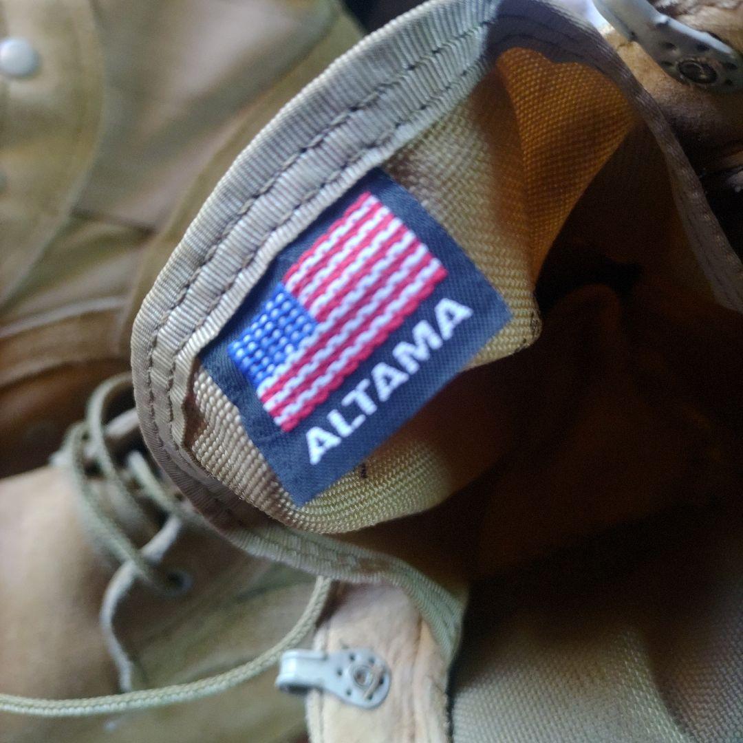 ALTAMA ミリタリーブーツ ベージュ 26cm 7.５インチ