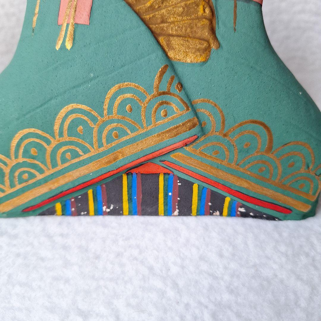 古賀人形　郷土玩具　お雛様　土人形