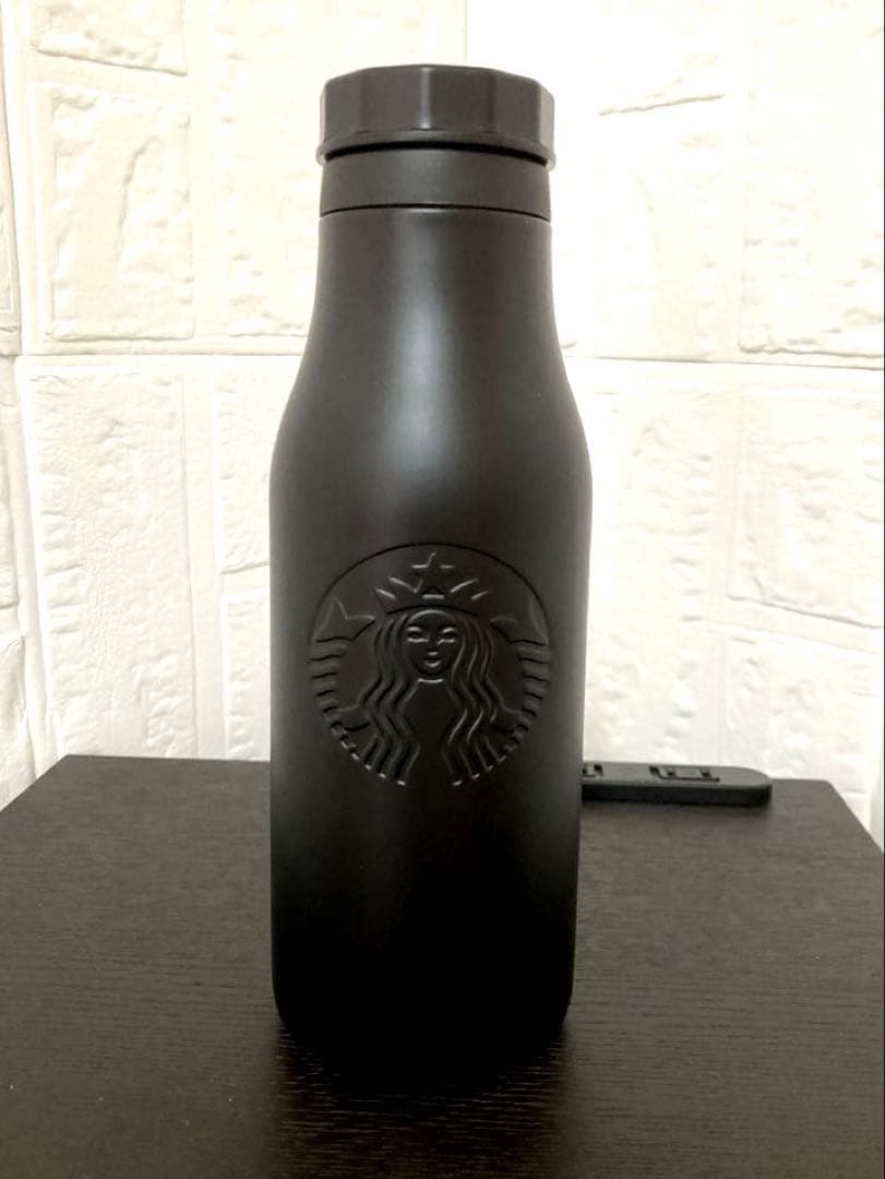 スタバ ステンレスロゴボトルマットブラック473ml