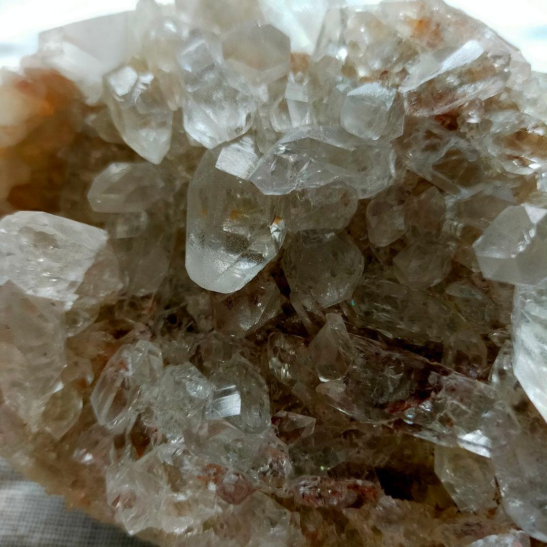 ヒマラヤ水晶クラスター656g　ピンク