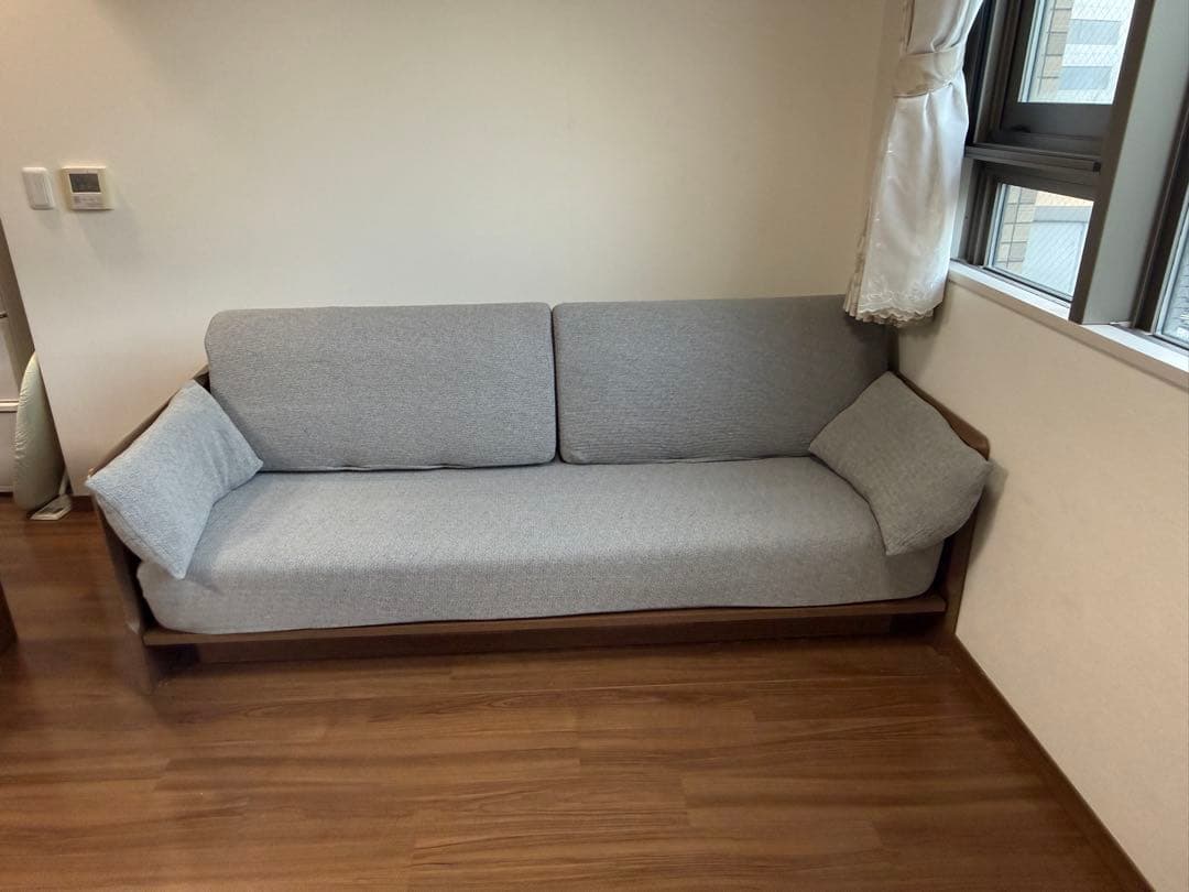 ベットソファ　ニトリ　B2 MGY/MBR