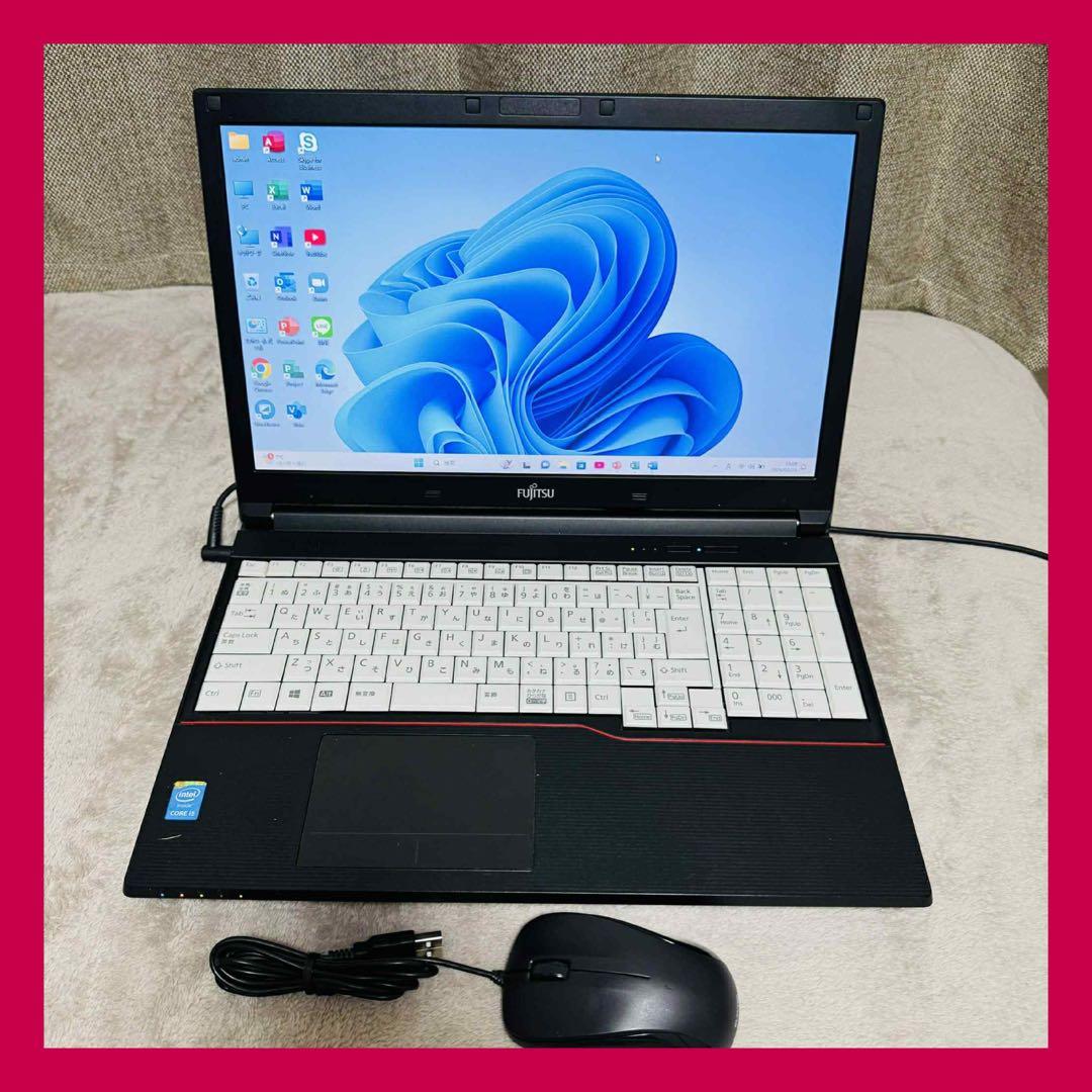 S285 Fujitsuノートパソコン i5メモリ8G高速 Windows11