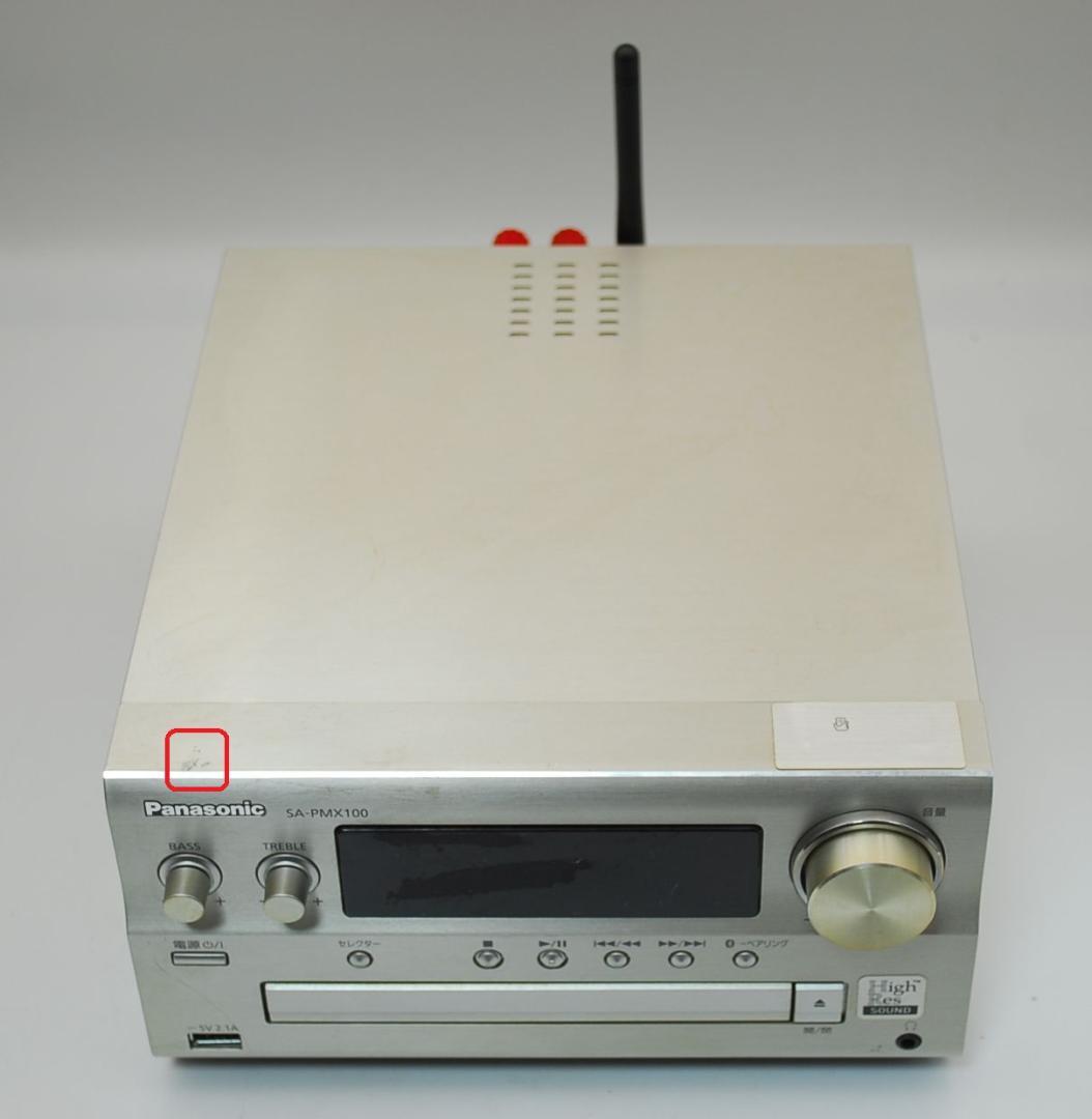付属品完備！ SC-PMX100-S パナソニック CDステレオシステム