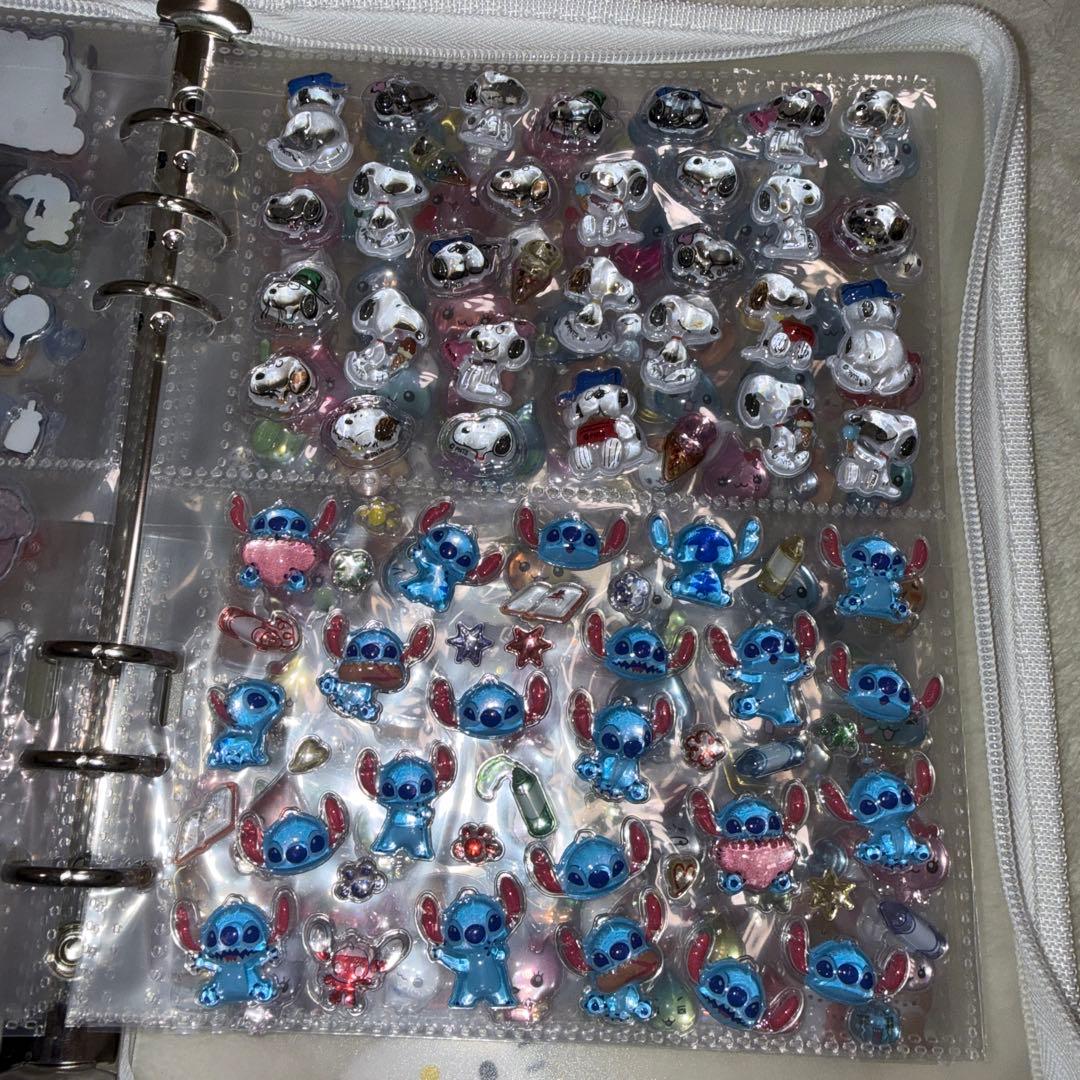 シール帳完成品　A5サイズ2冊　ボンボンドロップシール