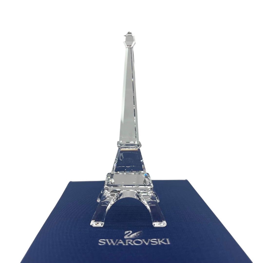 極美品✨SWAROVSKI エッフェル塔　クリスタルフィギュア　箱付き