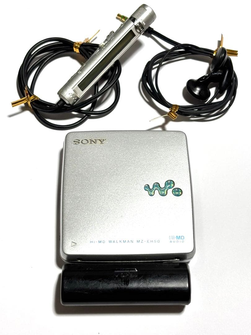 SONY MDウォークマン MZ-EH50 動作品 乾電池ケース付き
