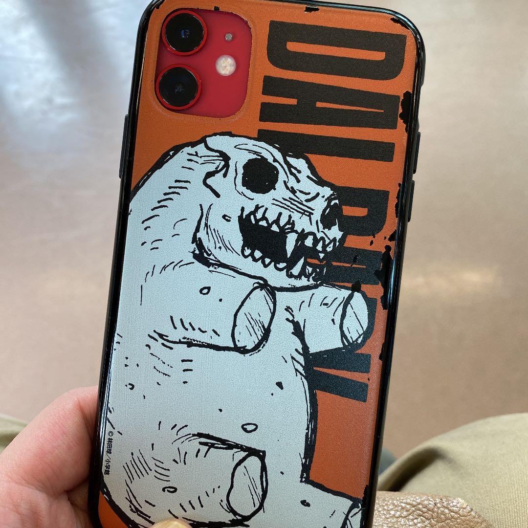 大ダーク　モジャ　スマホケース　オレンジ