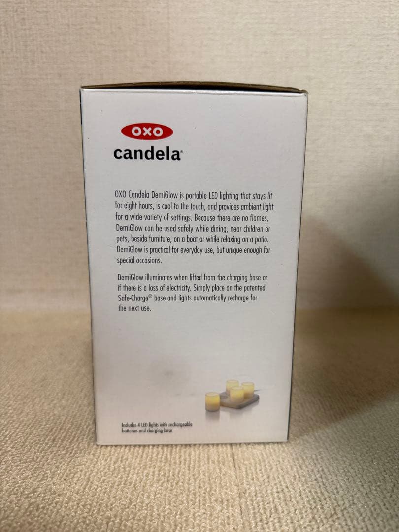 【OXO candela】充電式ライト 4個セット×2